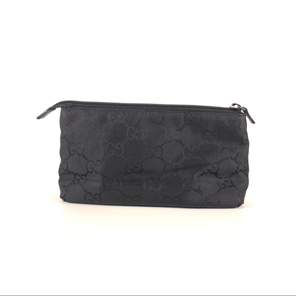 Gucci Monogram Black Cosmetic Case Pouch GG - Picture 2 of 8